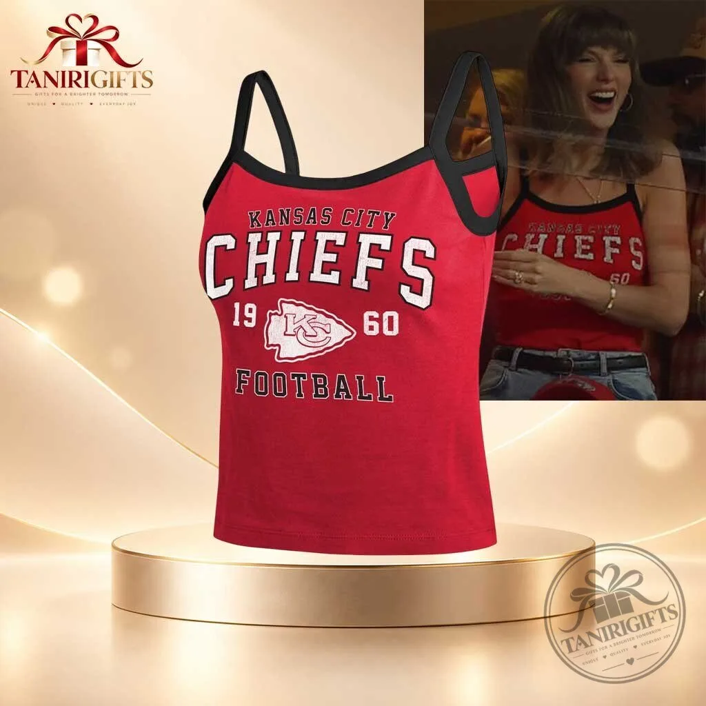 Taylor Swift WEAR by Erin Andrews Red Kansas City Chiefs Colorblock Tank Top