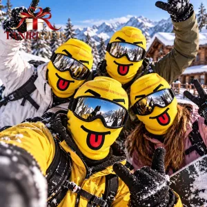 Funny Lego Head Balaclava Ski Mask 