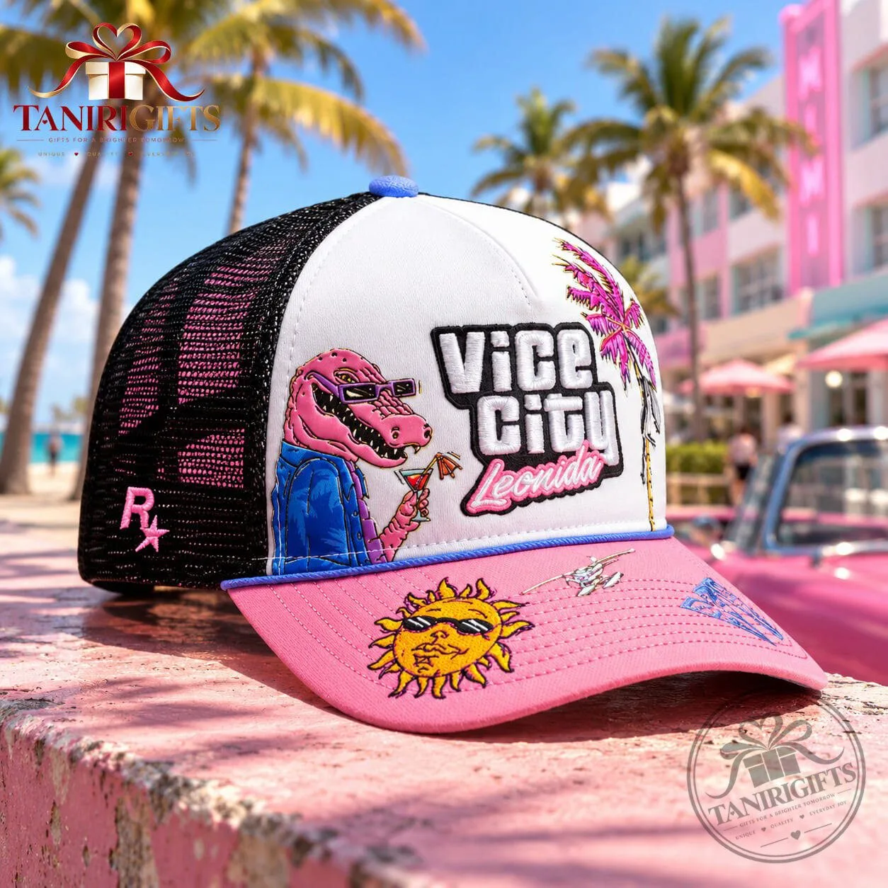 Rockstar x GTA 6 Vice City Leonida Snapback Hat