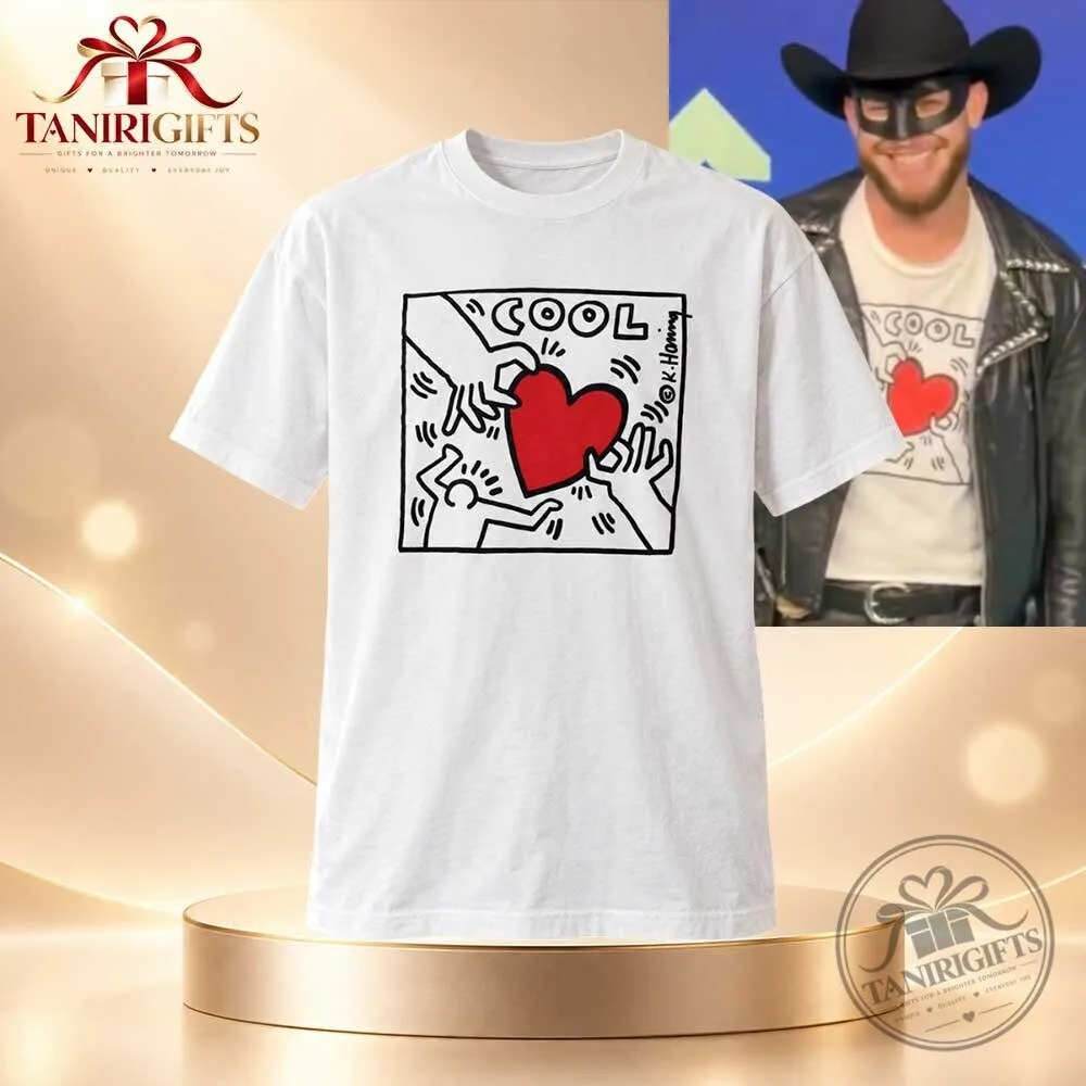Orville Peck On The VMAs Keith Haring Style Cool Heart Shirt