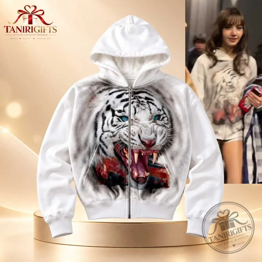 LISA Blackpink At VMas 2026 Tiger Hoodie Shirt