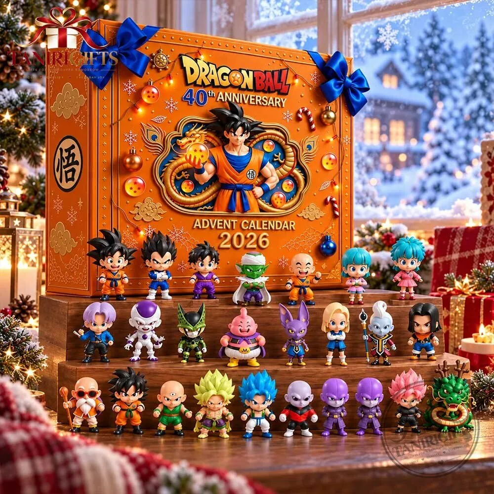 Dragon Ball 40th Anniversary Advent Calendar 2026 – 24 Days DBZ Holiday Countdown Box