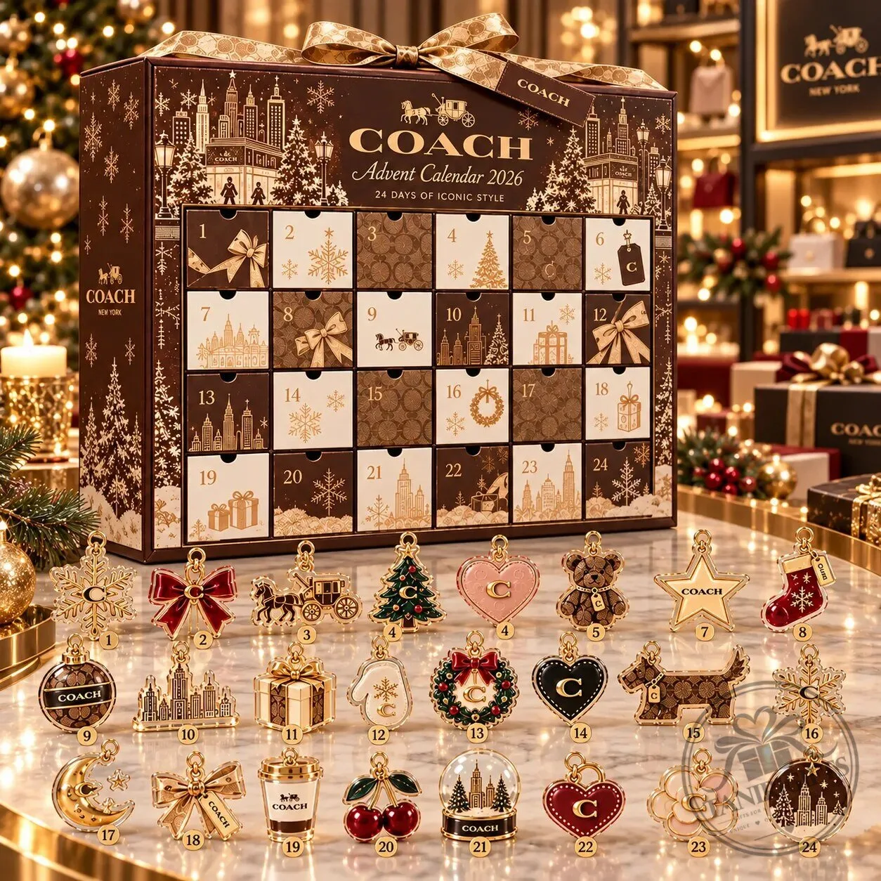 Coach Advent Calendar 2026 12 Coach Advent Calendar 2026 detailed product view