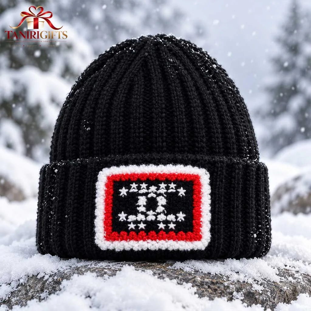 G-Dragon-Chanel-Chanel-CC-Box-Logo-Cashmere-Beanie-Hat5 G-Dragon Chanel Chanel CC Box Logo Cashmere Beanie Hat