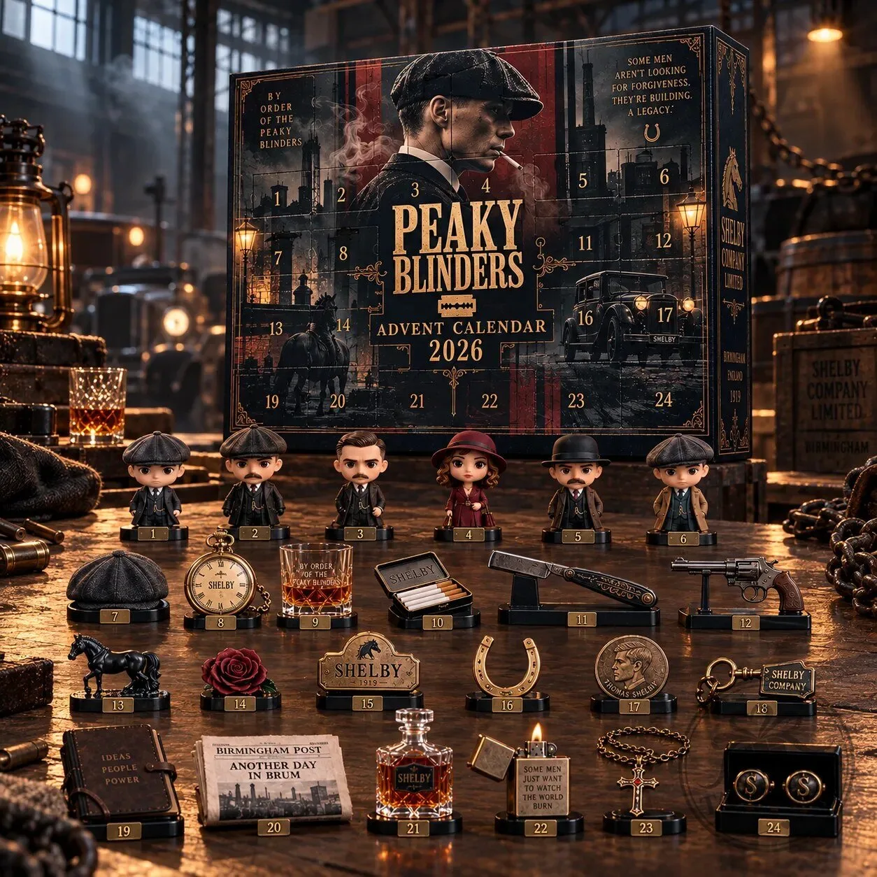Peaky Blinders Advent Calendar 2026 12 Peaky Blinders Advent Calendar 2026 detailed product view