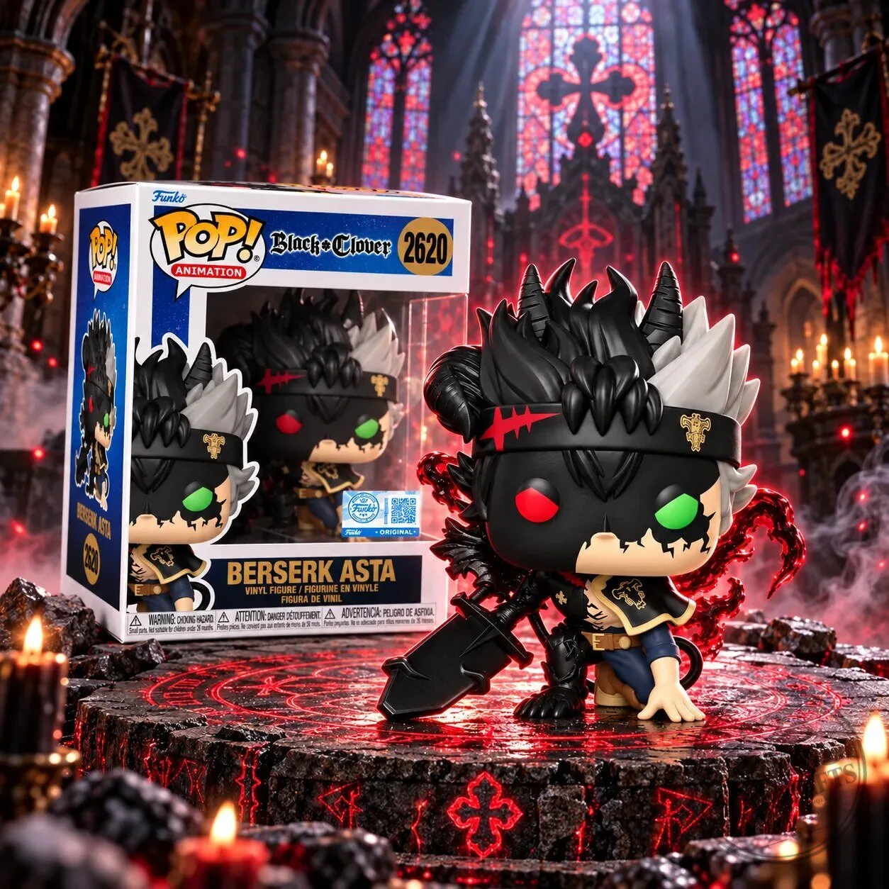 Funko Pop Black Clover Berserk Asta Figure 5 Funko Pop Black Clover Berserk Asta Figure