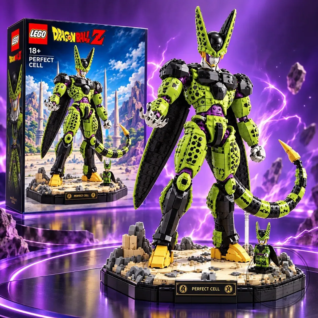 LEGO Dragon Ball Z Perfect Cell 18+ Building Set