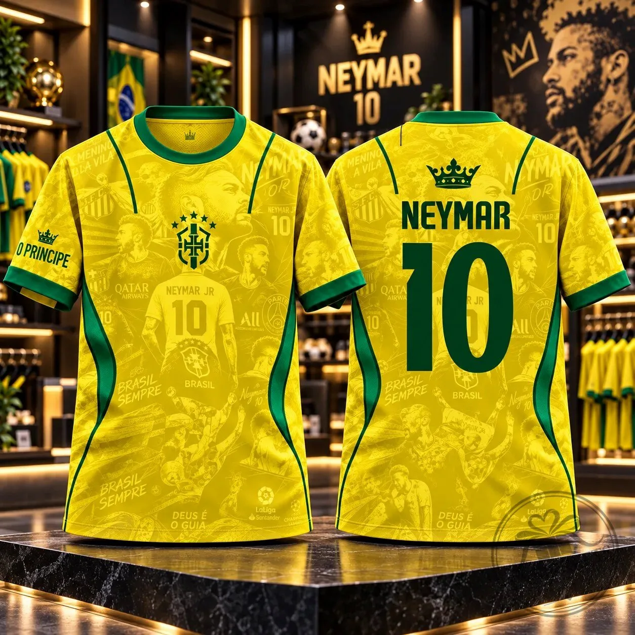 Neymar Jr. Brazil Farewell Limited Edition Commemorative Soccer Jersey Shirt 2026