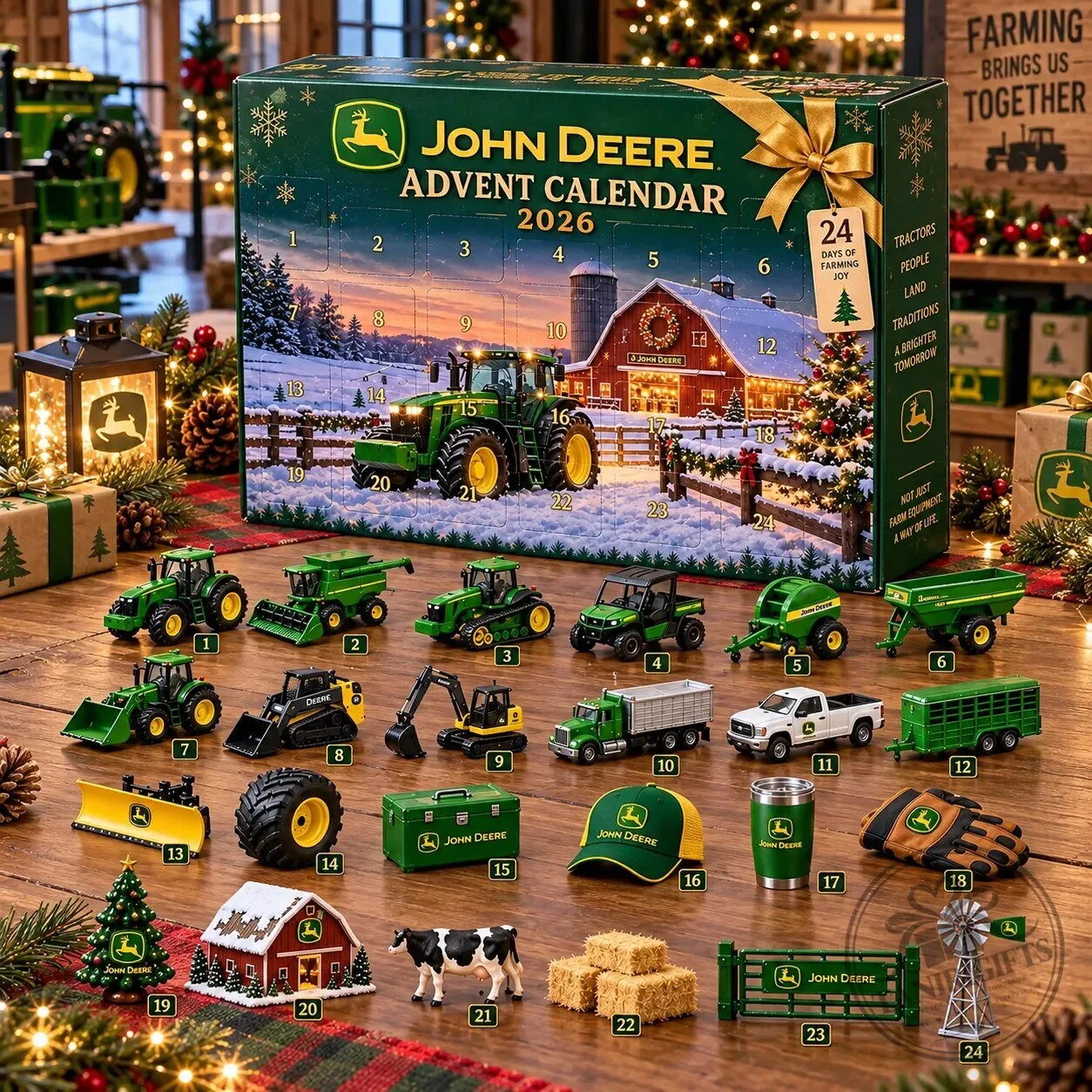 John Deere Advent Calendar 2026 10 John Deere Advent Calendar 2026 detailed product view