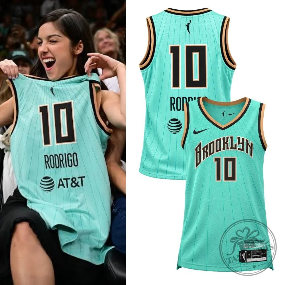 Olivia Rodrigo #10 New York Liberty WNBA Basketball Jersey