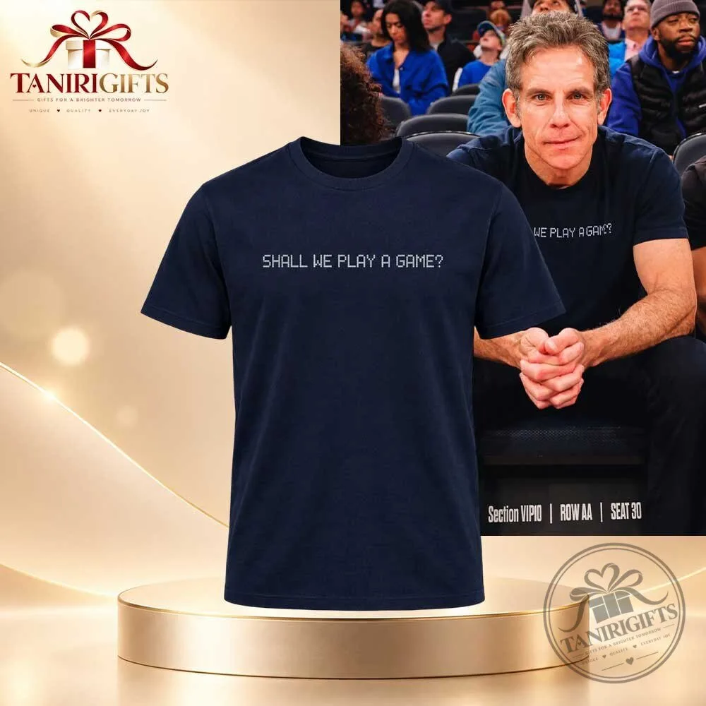 Ben Stiller Shall We Play a Game Shirt
