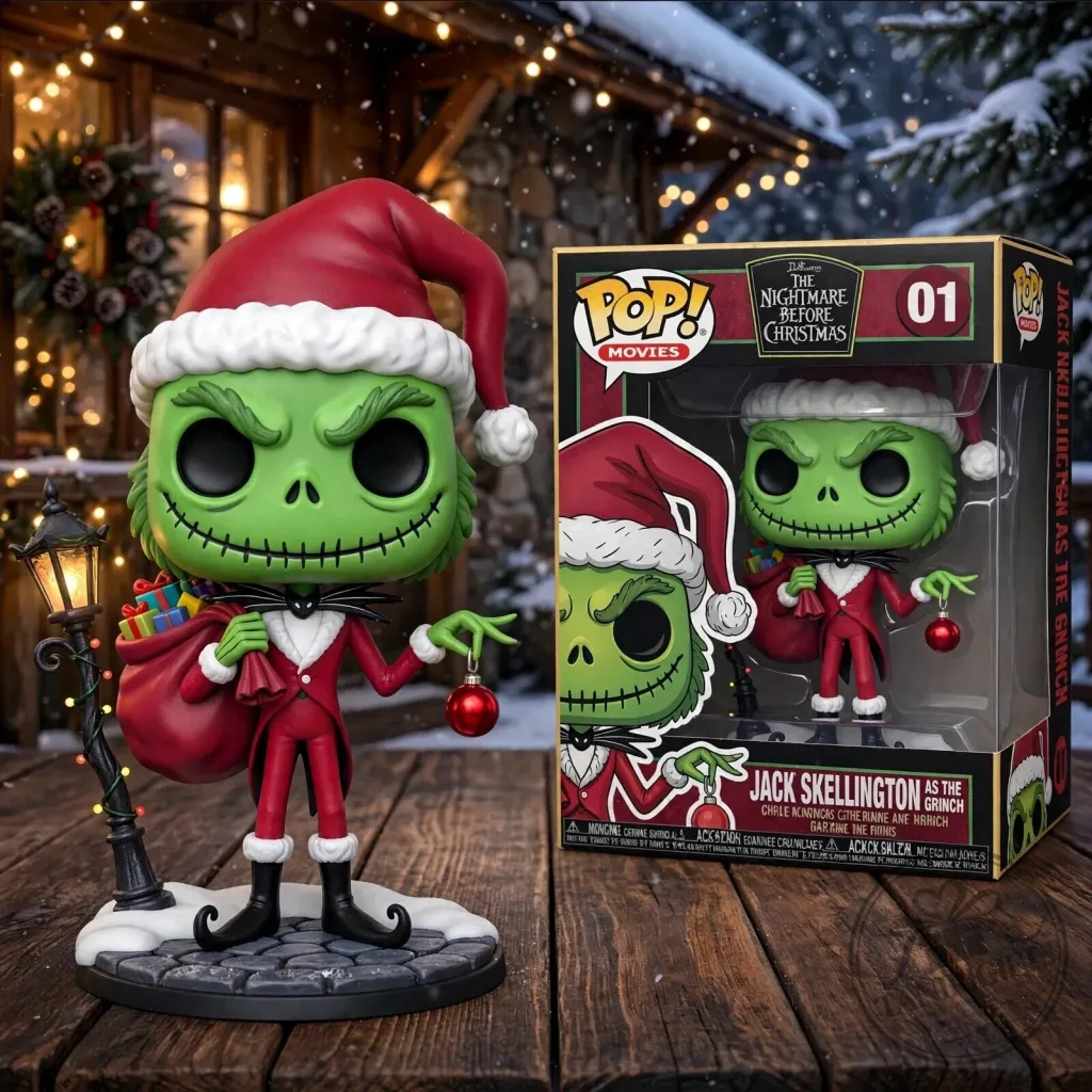 "Top 2026 Holiday Collectibles: Funko Pops, Sweaters, and Advent Calendars" 49 Funko Pop Jack Skellington As The Grinch Figure 2026
