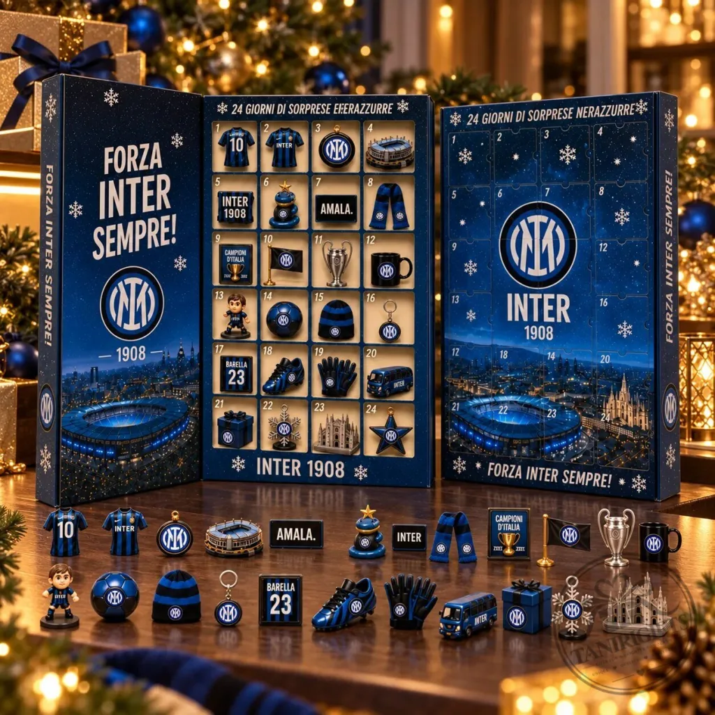 "Top 2026 Advent Calendars: Celebrate with Italy's Iconic Football Clubs" 42 Inter Milan 24 Days Advent Calendar 2026 Set
