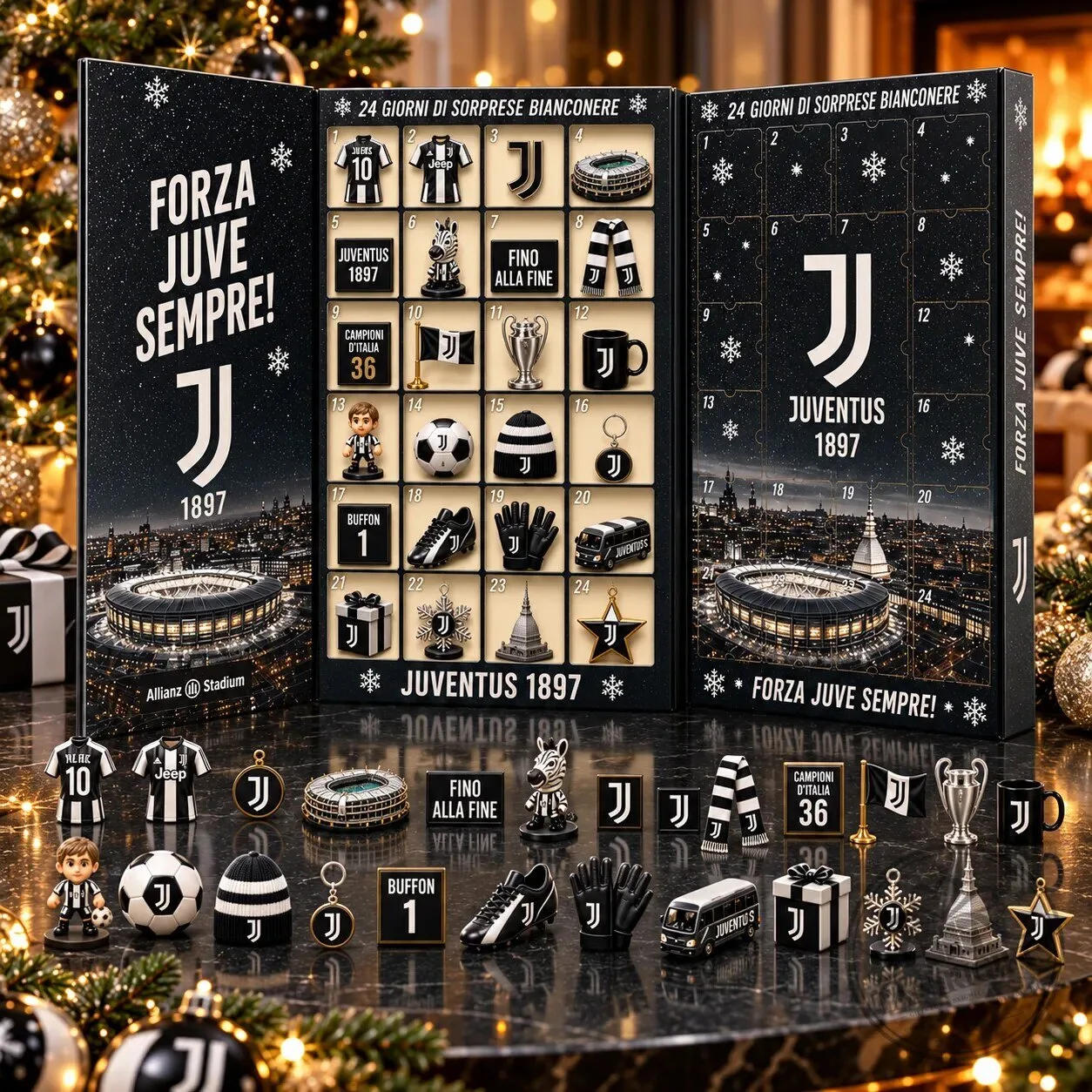 Juventus 24 Days Advent Calendar 2026 Set