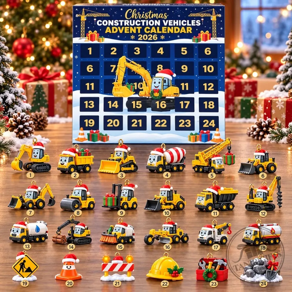 "Top 5 Must-Have Holiday Gifts: Hoodies, Advent Calendars & More" 29 Christmas Construction Vehicles 2026 Advent Calendar