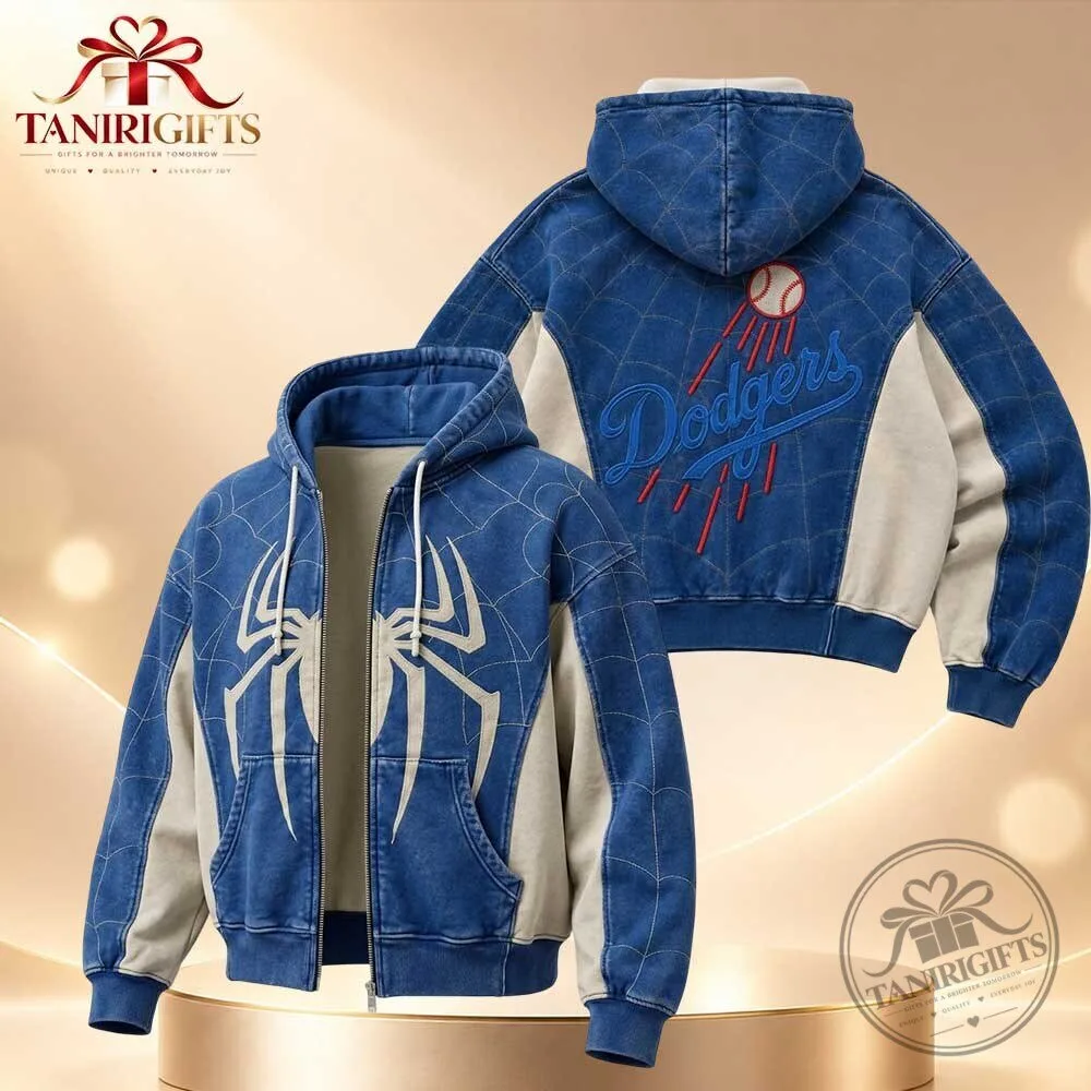 Dodgers x Spidey Zip Up Hoodie 2026