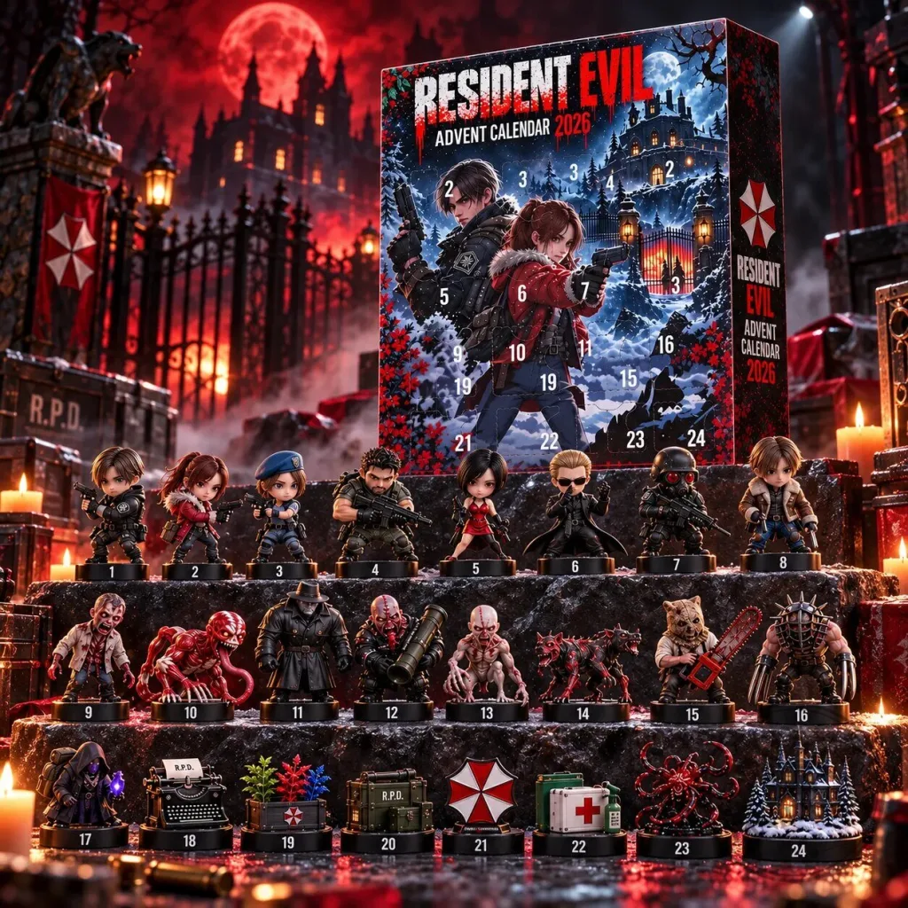 "Top 2026 Advent Calendars and Unique Zip Mask Hoodies Unveiled" 7 Resident Evil Advent Calendar 2026