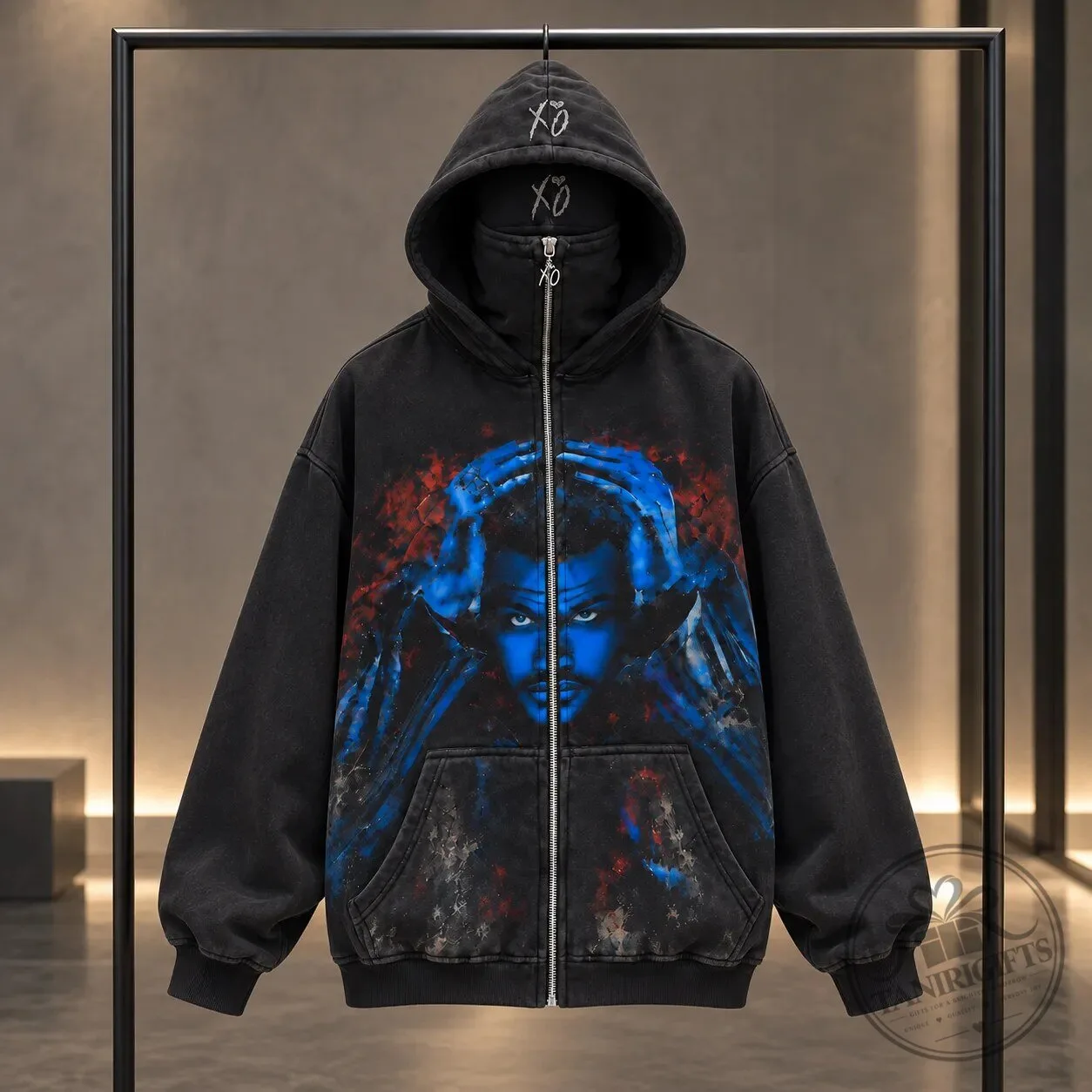 XO Full Zip Mask Hoodie Music Jacket 202 11 XO Full Zip Mask Hoodie Music Jacket 202 product view